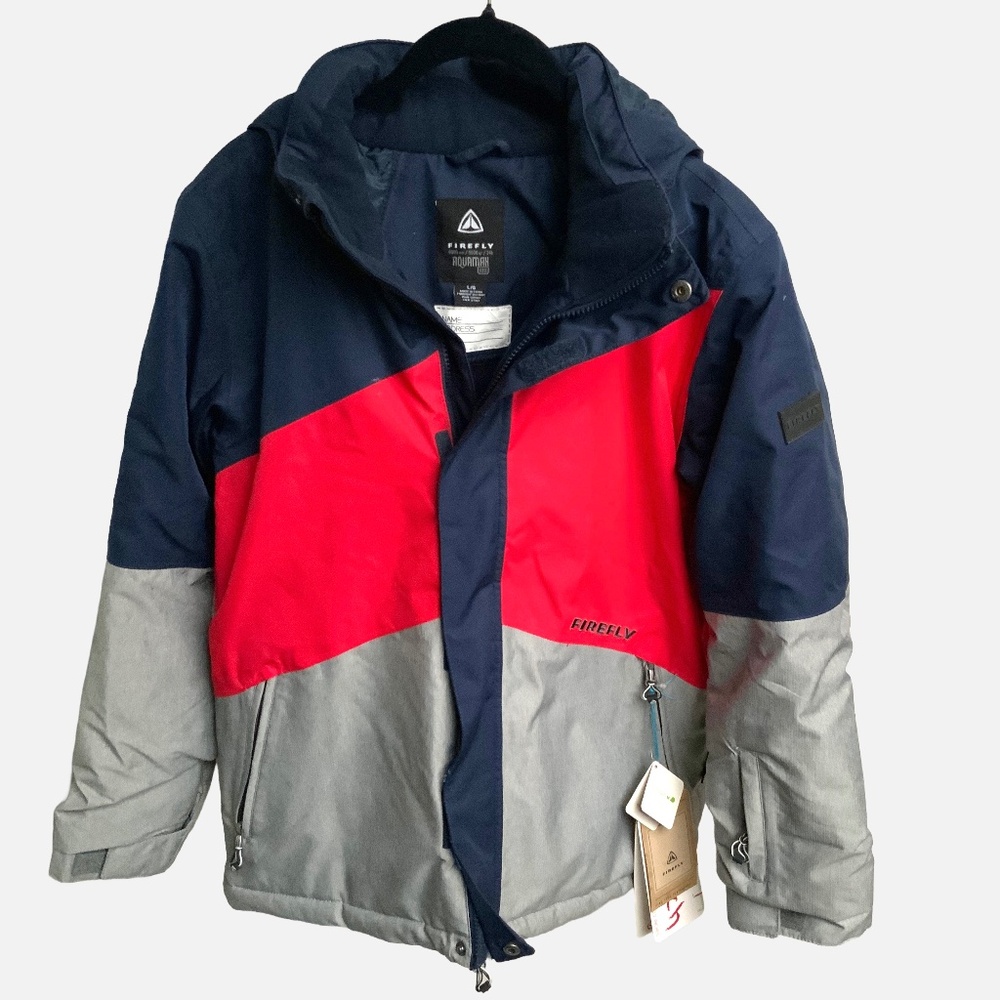 NWT FIREFLY Aquabase Elite BOY’s ski snowboard jacket. Size L